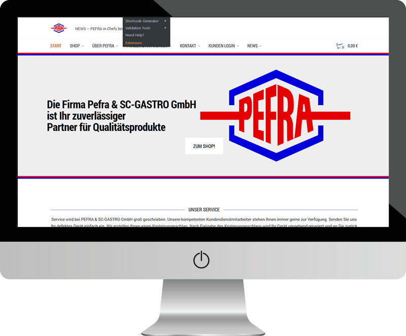 Pefra & SC Gastro GmbH – alles für die Küche